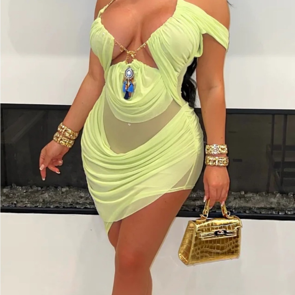 Livia Ruched Mini Dress